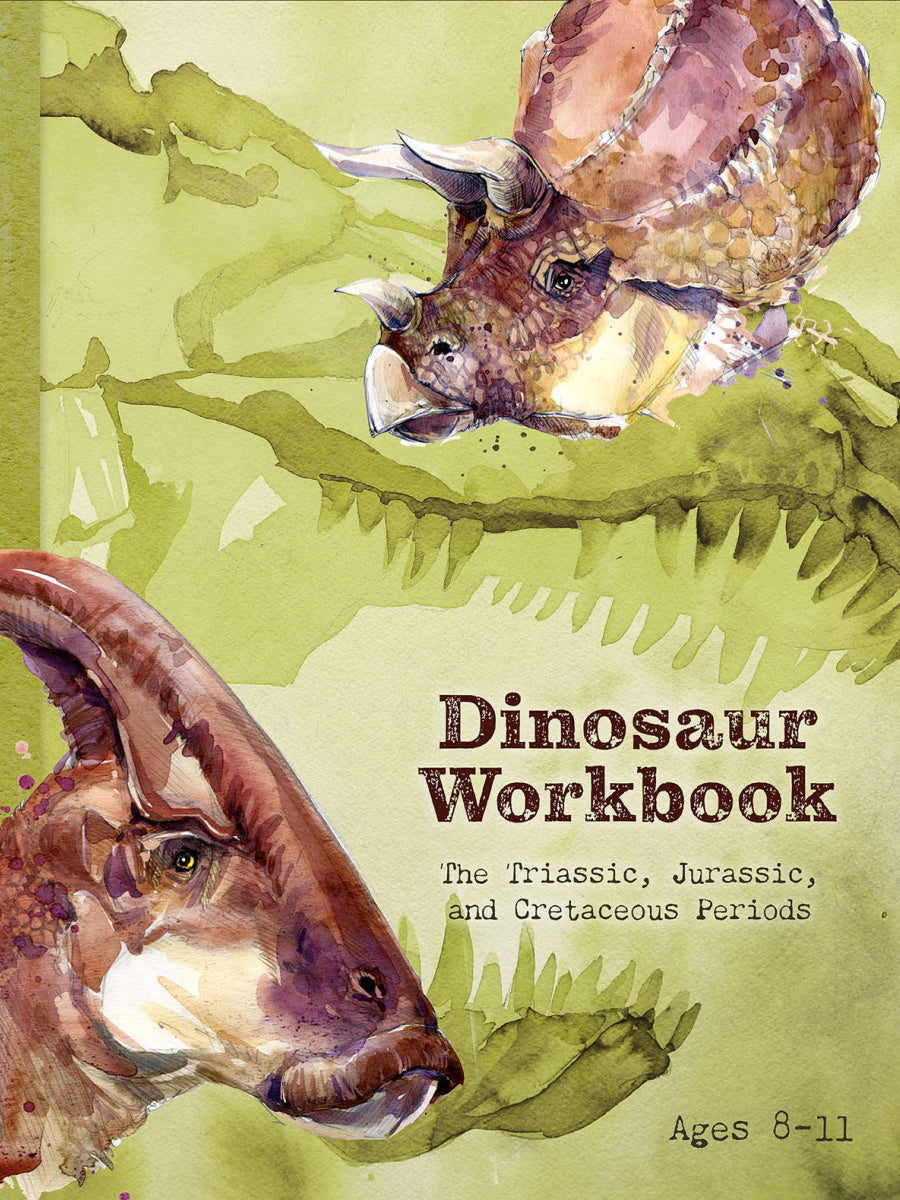 Dinosaur Workbook, The Triassic, Jurassic, and Cretaceous Periods, Ages 8-11