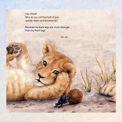 Steve The Dung Beetle On A Roll